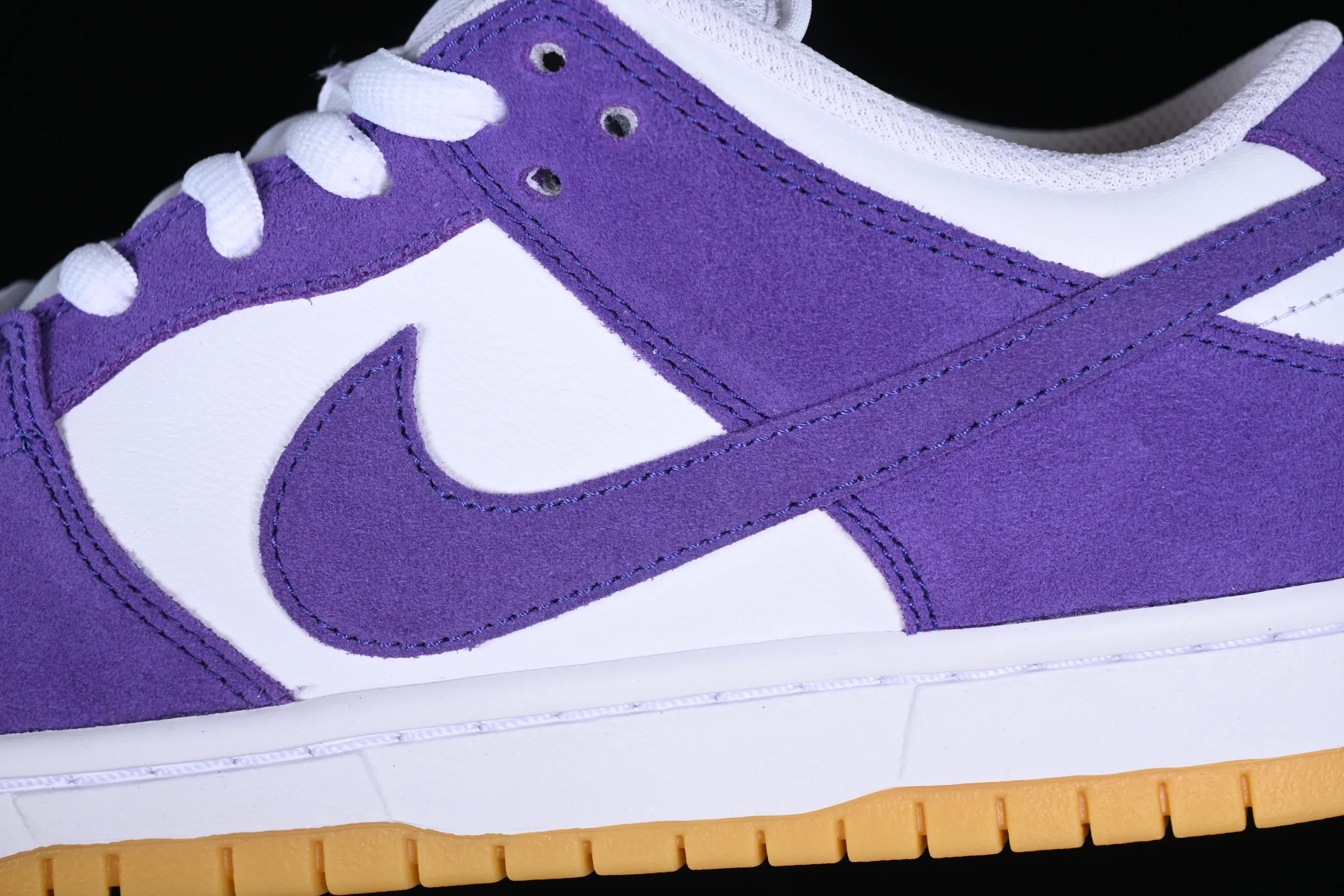 All categories Nk SB Dunk series Nk SB Dunk Low low-top sneakers M version pure original Nk SB Dunk Low Pro ISO "Purple Suede" wicked purple color SB low-top casual sneakers DV5464-500